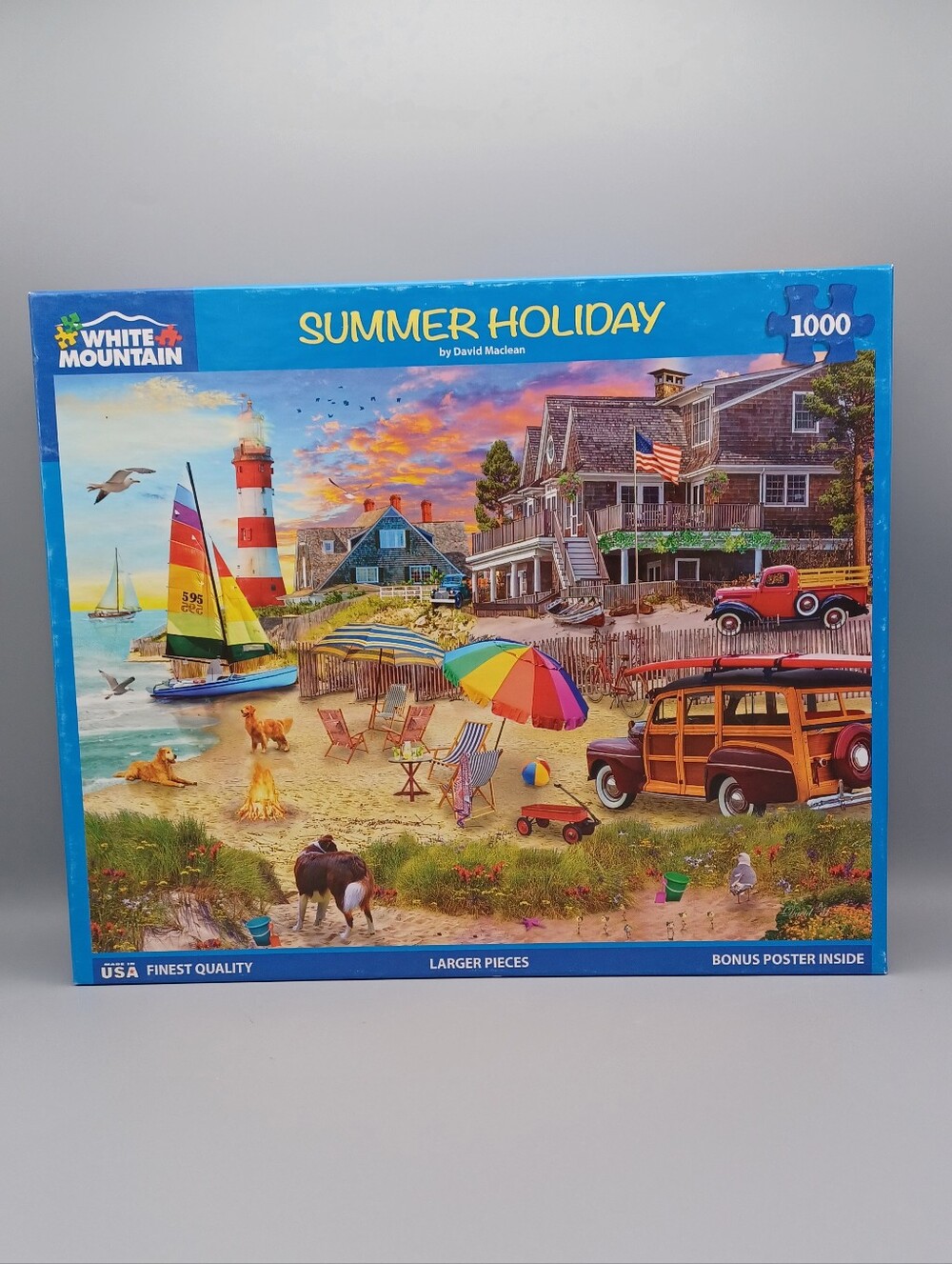 White Mountain Summer Holiday Puzzle Complete